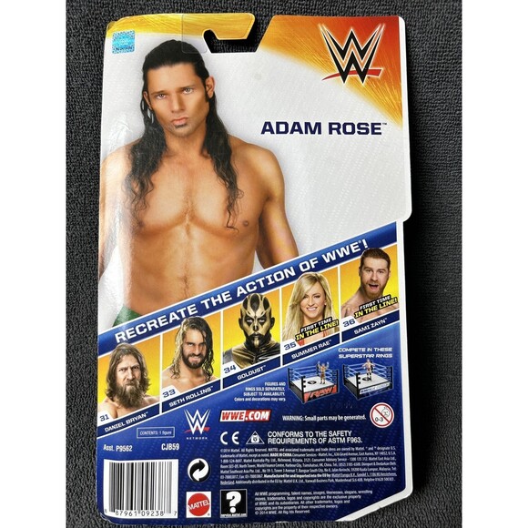 NEW SEALED ADAM ROSE WWE Mattel Basic Series 50 #32 Wrestling Action Figure Toy - Picture 2 of 10